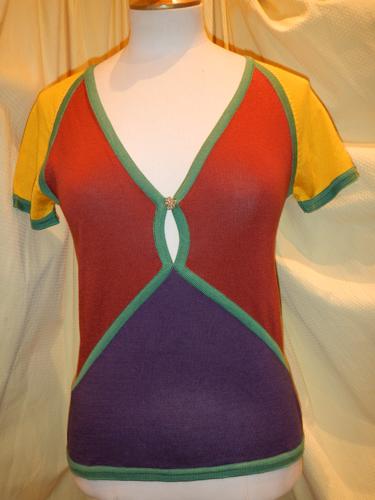 Loulou de la Falaise suéter multicolor T.38