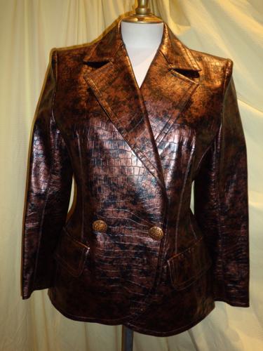 Scherrer chaqueta vintage color cobre T38