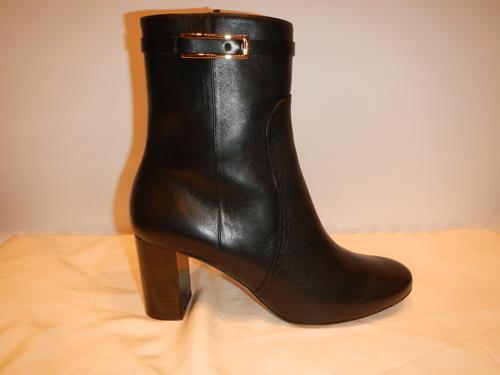 Ferragamo boots black leather T.40.5